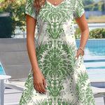 Zeagoo Womens Summer A-Line Flowy Dress with Pockets