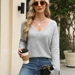 Nadorine Women's Knitted Jumper Elegant Pullover (DE Only)