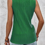 Nadorine Sleeveless Summer Casual Basic Shirts