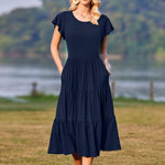 Nadorine Summer Dress Women's Dresses Short Sleeve Dress (DE Only)