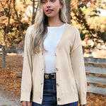 Nadorine Women's Oversized Button Sweaters Open Front Cardigans