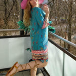 Nadorine Summer Dresses Women's Bohemian Flower Dress (DE Only)