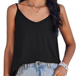 Nadorine Tank Top V-Neck Sleeveless Summer Tops (DE Only)