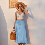 Nadorine Skirt Long Elegant Skirts High Waist Maxi Skirt (DE Only)