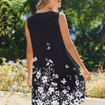 Nadorine Casual Boho Sleeveless Sundresses with Pockets