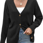 Nadorine Women's Oversized Button Sweaters Open Front Cardigans
