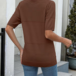 Zeagoo Womens Sweater Casual Short Sleeve Pullover Tops