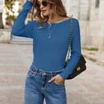 Nadorine Knitted Pullover Ribbed Long Sleeve Pullover (DE Only)