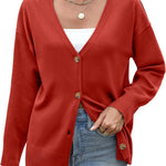 Nadorine Women's Oversized Button Sweaters Open Front Cardigans