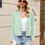 Nadorine Women's Long Sleeve Shrug Cropped Cardigan