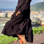 Layered Ruffle Loose Dress