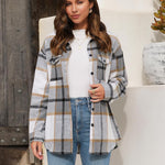 Nadorine Women's Checked Shirt-Jacket