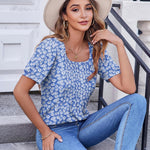 Zeagoo Womens Summer Tops Casual Puff Short Sleeve T Shirts