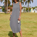 Nadorine Women Casual Summer Dress Pleated Sundress