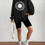 Nadorine  Oversized Sweatshirts Graphic Print Tops