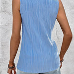 Nadorine Sleeveless Summer Casual Basic Shirts