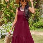 Nadorine Women Summer Dresses Sleeveless Casual Tank Dress