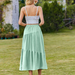 Nadorine Long Women's Elegant Maxi Skirt with Pockets (DE Only)