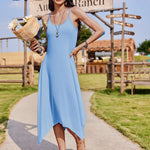 Nadorine Women Midi Dress Bohemian Beach Cover Up Dress