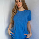 Nadorine T-Shirt Short Sleeve Tops Casual Crew Neck Blouse (DE Only)