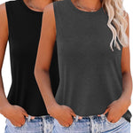 Zeagoo Women's Tank Top Sleeveless T-Shirt Basic Top (DE Only)