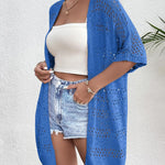 Nadorine Short Sleeve Boho Oversized Knitted Cardigan