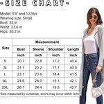Hooded Long Cardigans Maxi Cardigan with Hood Open Front Lightweight Duster Coat with Pocket - Nadorine (Us Only)
