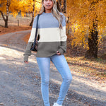 Nadorine Women's 2024 Fall Turtleneck Sweaters Loose Knit Pullover