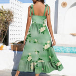 Nadorine Maxi Dress with Pockets Spaghetti Strap Sundress