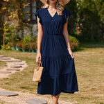 Zeagoo Women's Summer Maxi Dress Casual A Line Beach Dress (DE Only)