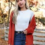 Nadorine Women's Oversized Button Sweaters Open Front Cardigans