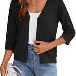 Nadorine Bolero Damen Elegant Open Front Cardigan (DE Only)