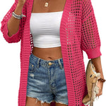 Nadorine Women's 2025 Summer Crochet Lightweight Cardigan