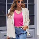 Nadorine Shirts Casual Short Sleeve Tees Dressy Casual Patel Blouses