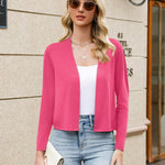 Nadorine Women's Long Sleeve Shrug Cropped Cardigan