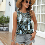 Zeagoo Women's Tank Tops High Neck Loose Fit Summer Top