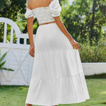 Nadorine Rock Damen Elegant Hohe Taille Skirt (DE Only)
