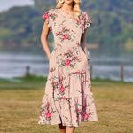 Nadorine Summer Dress Women's Dresses Short Sleeve Dress (DE Only)