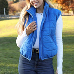 Zeagoo Womens Puffer Vest Ladies Sleeveless Zip Up Outerwear