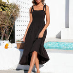 Nadorine Maxi Dress with Pockets Spaghetti Strap Sundress