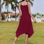 Nadorine Women Midi Dress Bohemian Beach Cover Up Dress