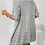 Nadorine Short Sleeve Crochet Kimonos Open Front Cover Ups