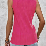 Nadorine Sleeveless Summer Casual Basic Shirts