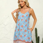 Nadorine Women's Boho Beach Dress  Casual Summer Dress (DE Only)