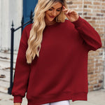 Zeagoo Womens Oversized Sweatshirts Hoodies Fleece Crew Neck Pullover