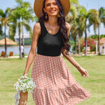 Nadorine Women Summer Dresses Sleeveless Casual Tank Dress