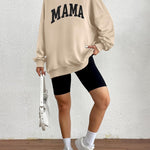 Nadorine  Oversized Sweatshirts Graphic Print Tops