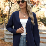 Nadorine Women's Oversized Button Sweaters Open Front Cardigans