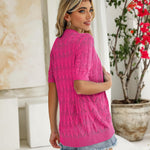 Nadorine Short Sleeve Crochet Cardigan