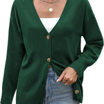 Nadorine Women's Oversized Button Sweaters Open Front Cardigans